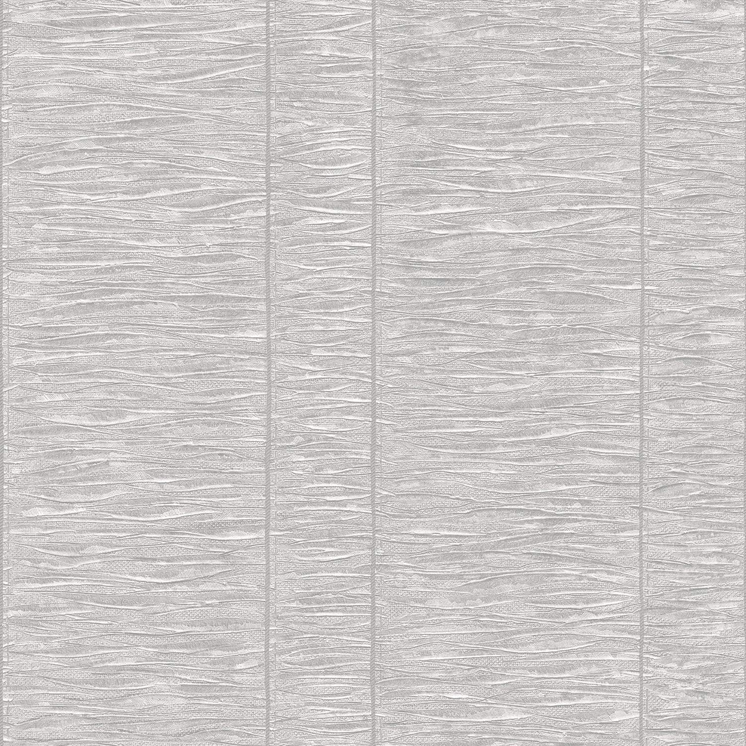Galerie G67639 Palazzo Textured and Striped Design Wallpaper, Grey, 10m x 53cm