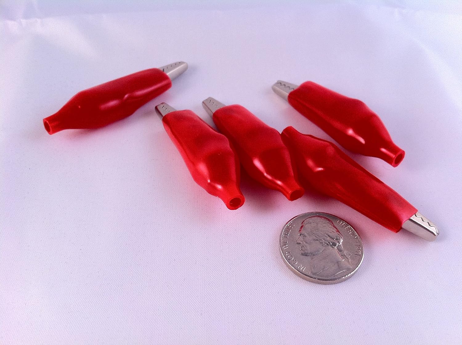 Red Alligator Clips Pack of 5 Toys & Games