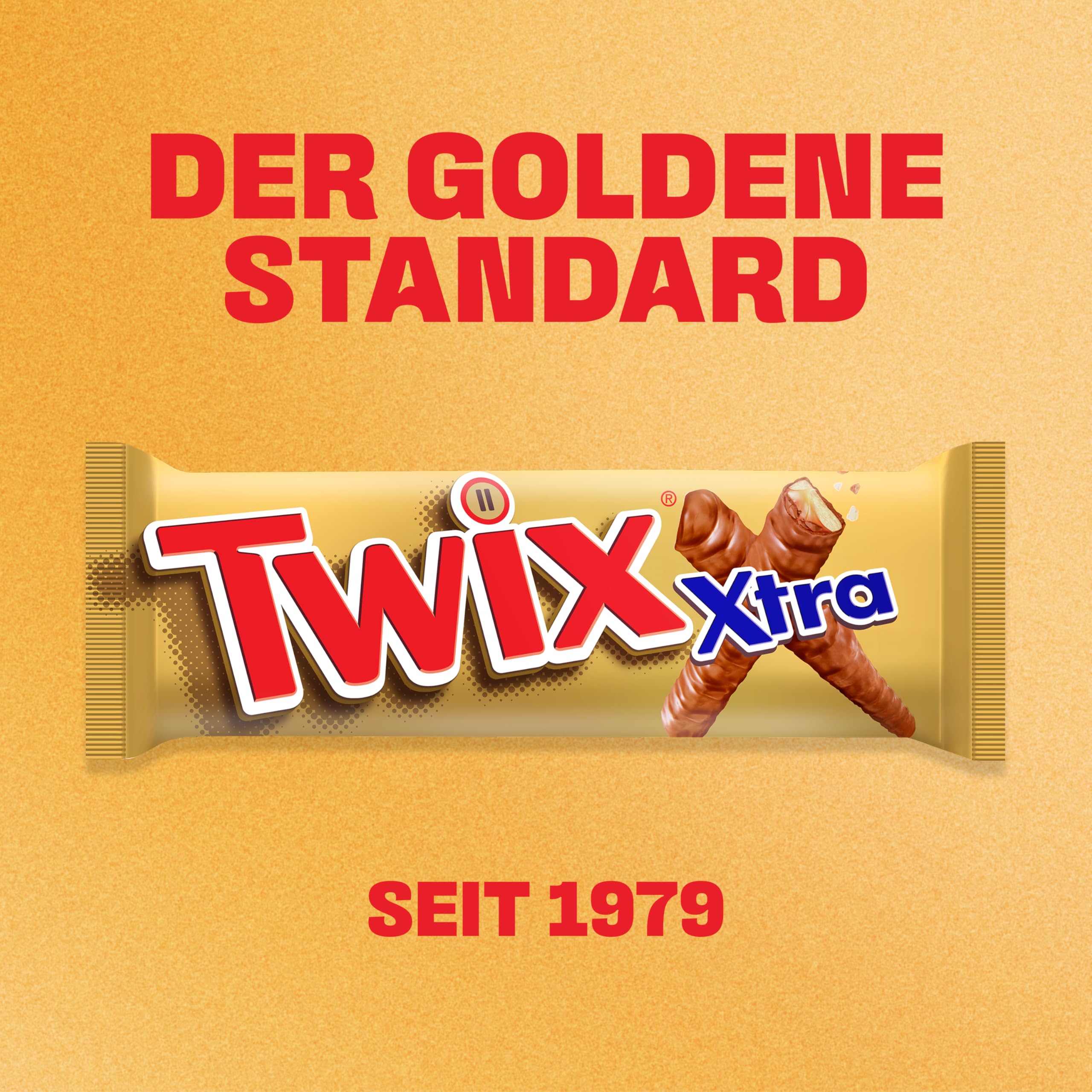 Twix Xtra Schokoladen Großpackung, Karamell & Keks Schokoriegel, 30 x 2 x 37.5g, Schokolade, Schoko Großpackung (2250g) 6