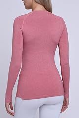 TCA Super Thermal Top Women Dusty Rose L Ski Base Layer Warmers view 2
