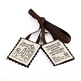 Brown Scapular Mt. Carmel 100% Wool Made in USA