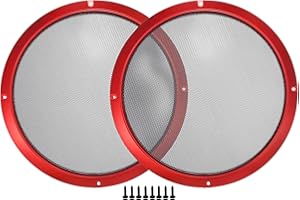 ACROPIX Universal 10" Car Speaker Grills Cover Mesh Round 10 Inch Audio Speaker Subwoofer Guard Protector Case with Mounting 