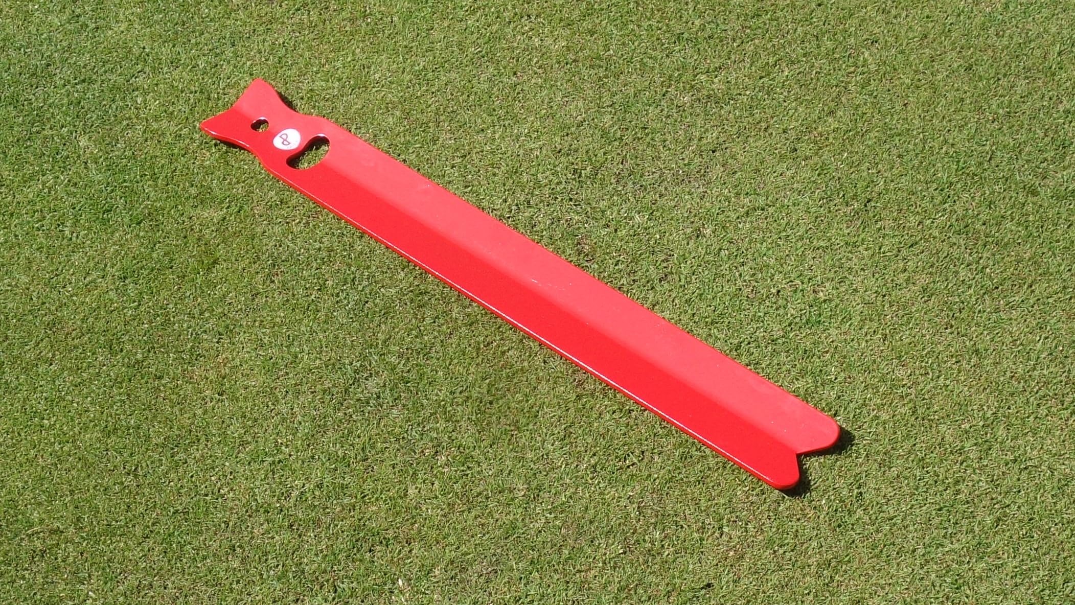 DP GOLF Speedmeter Compatible with USGA Stimpmeter Green Speeds Putting Ramp Range Extender (Red, Compact)