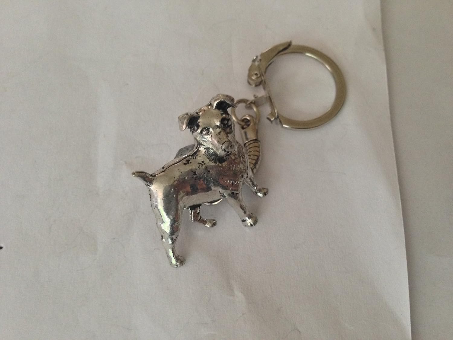 D13 Jack Russell Terrier Made Of Fine English Pewter On A Snake