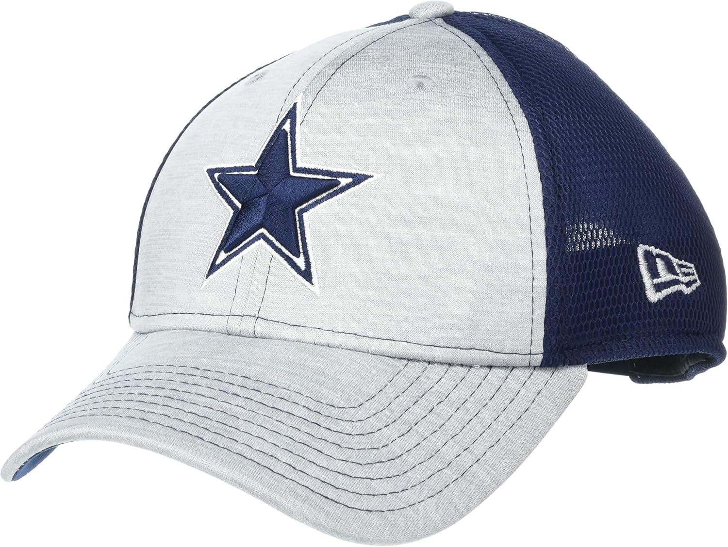 NFL Dallas Cowboys Mens New Era 2020 Neo B3 940 Stretch Snap Hat, Navy/Gray, OSFM : Clothing