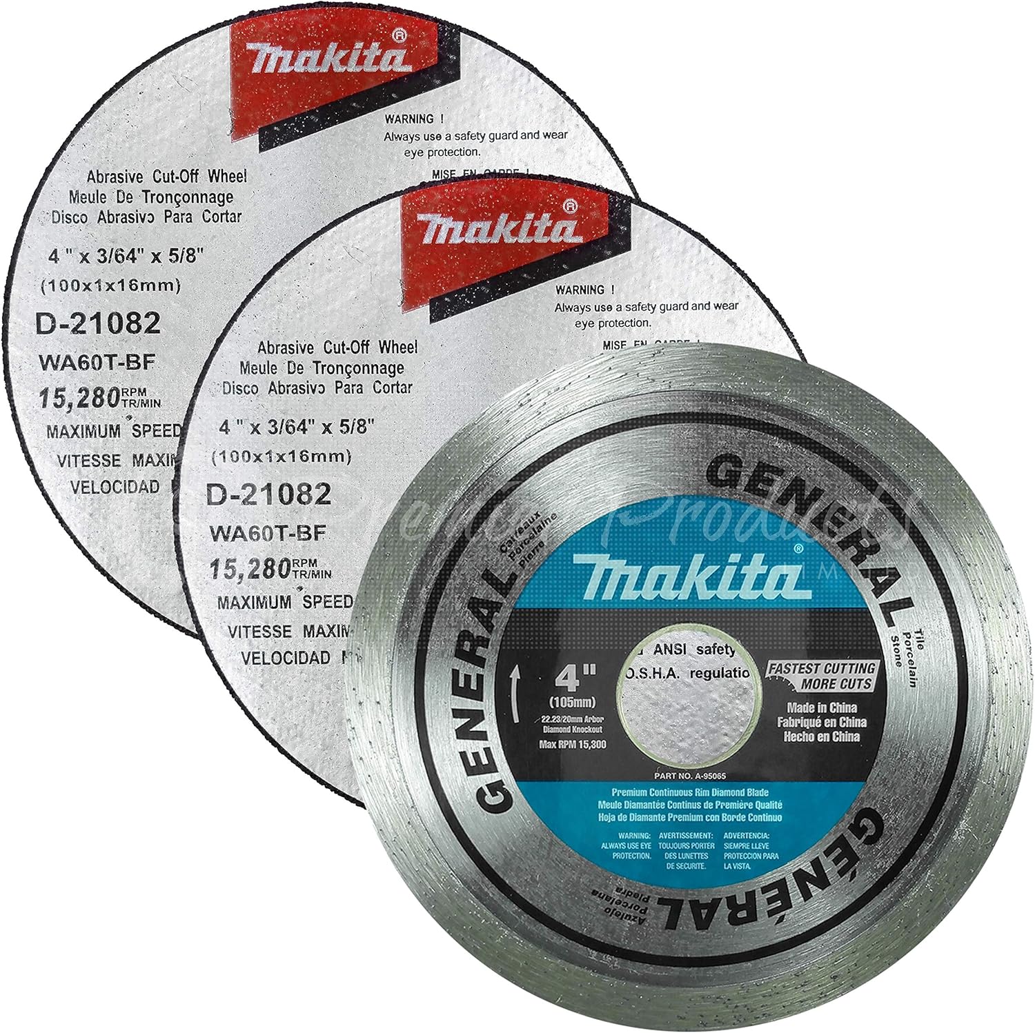 Stone & Metal Makita 3 MultiPiece Precise Cutting For Tile 4