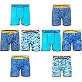 Skechers boys Amazon Exclusive 8pk Athletic Boxer Briefs With Unique Prints in Sizes 2/3t, 4, 6, 8 and 10