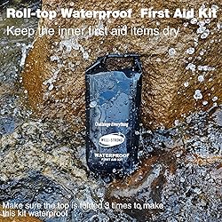 WELL-STRONG Waterproof First Aid Kit Roll Top Boat