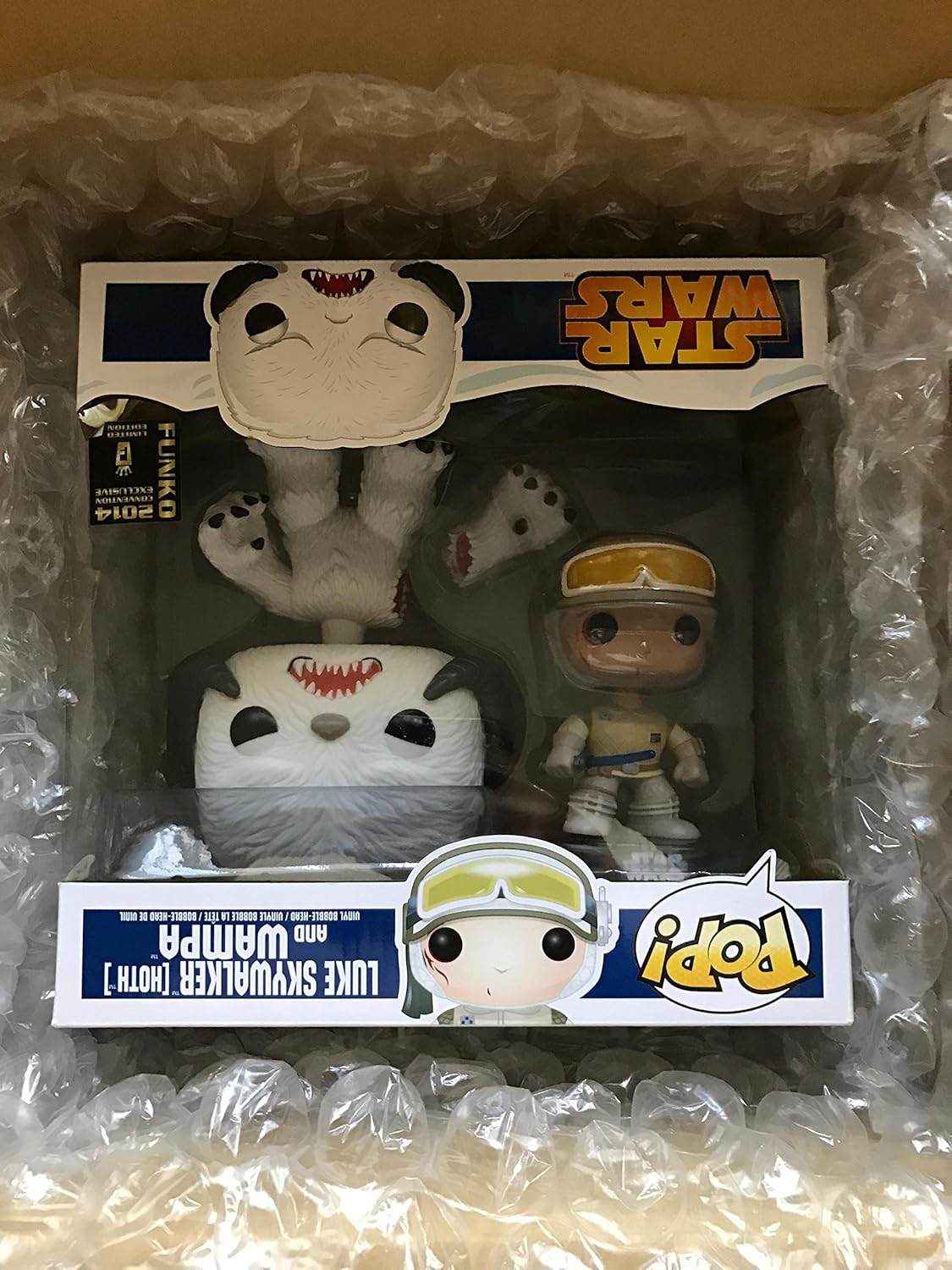 luke skywalker and wampa pop