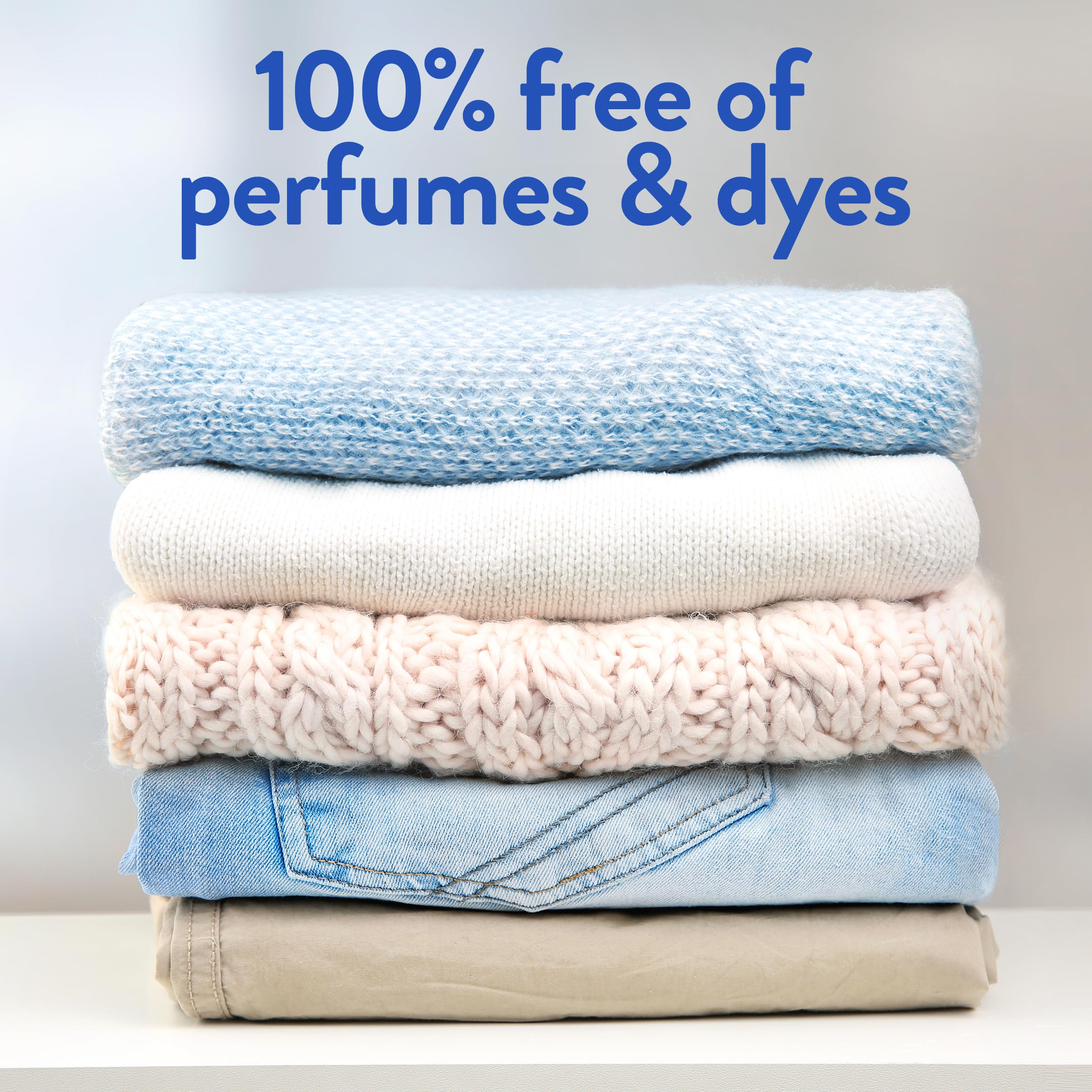 all Laundry Detergent Liquid, Free Clear Eco, Plant-Based Clean, Ultra-Concentrated, 100 Loads