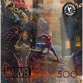 Buffalo Games - Marvel Comics Spider-man vs - 500 Piece Puzzle for Adults | Thomas Kinkade Studios Sinister Six Art, Full-Color Diagram &amp; Bonus Poster, Fall Evenings, Marvel Gifts, Cartoon Puzzles