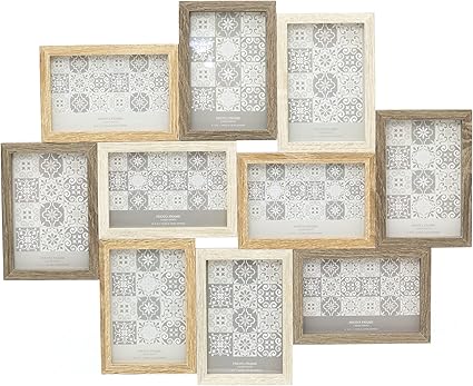 Carousel Home And Gifts Large 10 Aperture Multi Tonal Photo Frame 6x4 Wall Mounted Wooden Effect 4x6 Picture Frame Photo Collage Display Family Frames Amazon Co Uk Home Kitchen Carousel Home And Gifts Large 10 Aperture Multi Tonal Photo Frame 6x4 Wall Mounted Wooden Effect 4x6 Picture Frame Photo Collage Display Family Frames Amazon Co Uk Home Kitchen