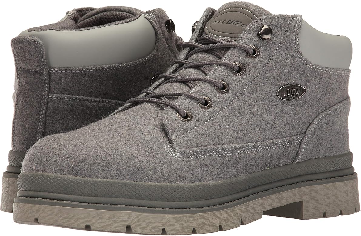 gray lugz boots
