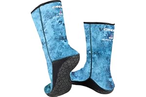 Cressi Anti-Slip Neoprene Socks for Snorkeling and Diving by Cressi - Quality Since 1946