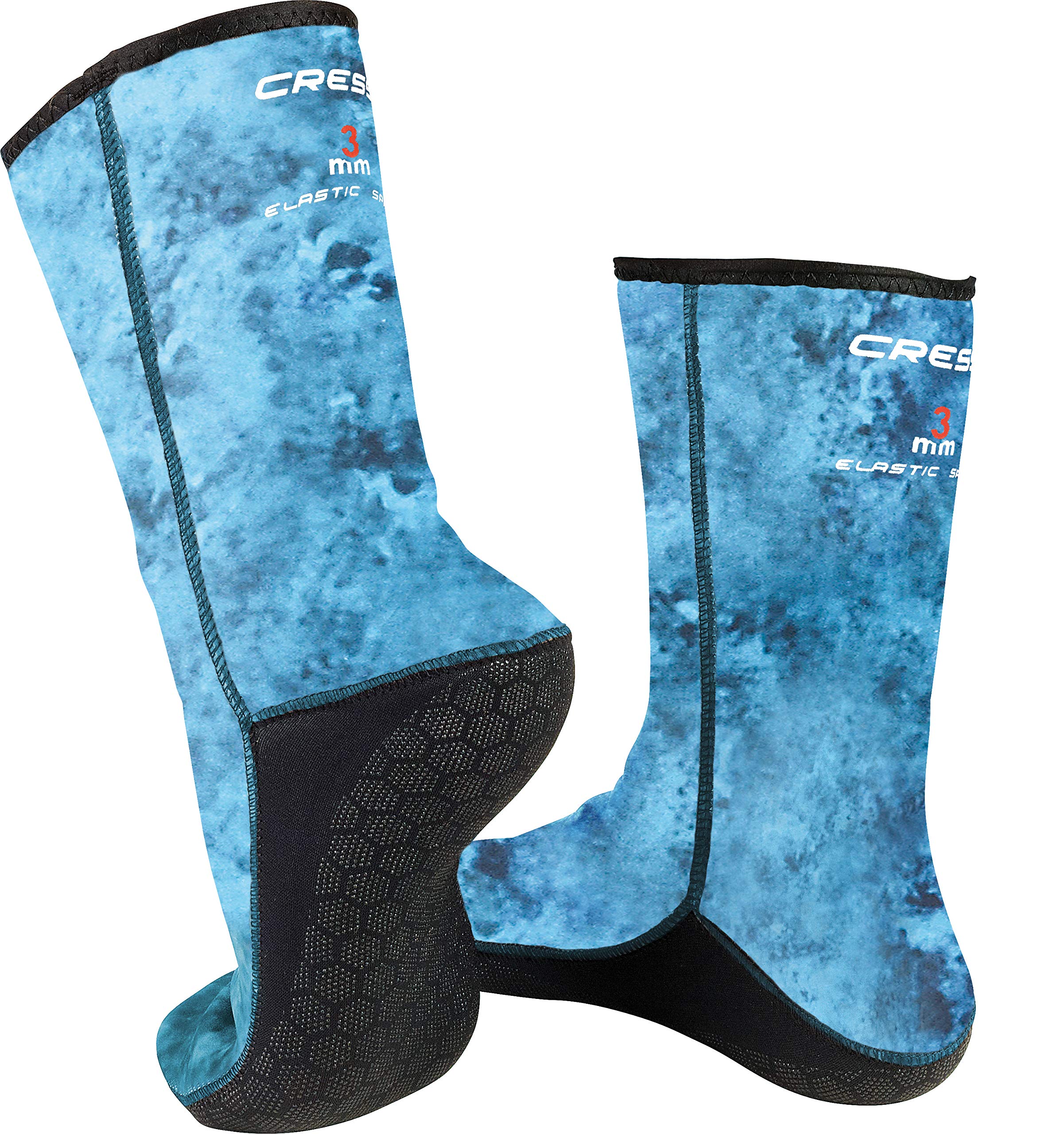 Cressi Adult 3 mm Neoprene Camouflage Socks for Freediving and Scuba Diving - Soft & Comfortable - Hunter Socks