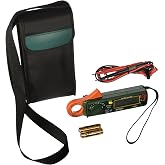Extech 380941 200-Amp AC/DC High Resolution Mini Clamp Meter | 0.9in jaw, 10mA resolution, voltage, resistance, frequency, bargraph, auto zero, min/max, case