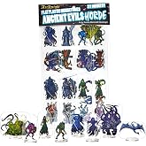 Arcknight Flat Plastic Miniatures: Ancient Evils Horde; 31 Unique Evil-Themed Enemy Minis for DND 5e and Pathfinder; Affordable, Skinny Figurines for Dungeons and Dragons and Other Tabletop RPG Games