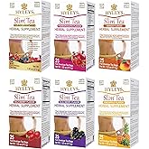 Hyleys Slim Tea Variety Pack &ndash; 6 Flavors Including 5 Flavor Assortment, Pomegranate, Mango, Goji Berry, Acai Berry, and Pineapple &ndash; 150 Tea Bags
