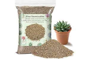 Sukh 14.6OZ Vermiculite - Organic Vermiculite for Plants Fine Horticultural Vermiculite Soil Amendments Vermiculite Bulk Soil
