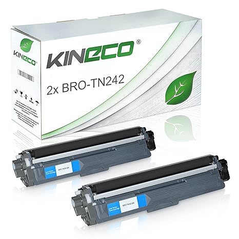 Kineco 2 Toner kompatibel für Brother TN-242 TN-246 für Brother MFC-9142CDN, HL3142CW, DCP-9017CDWG1,DCP-9022CDW, HL-3152CDW,