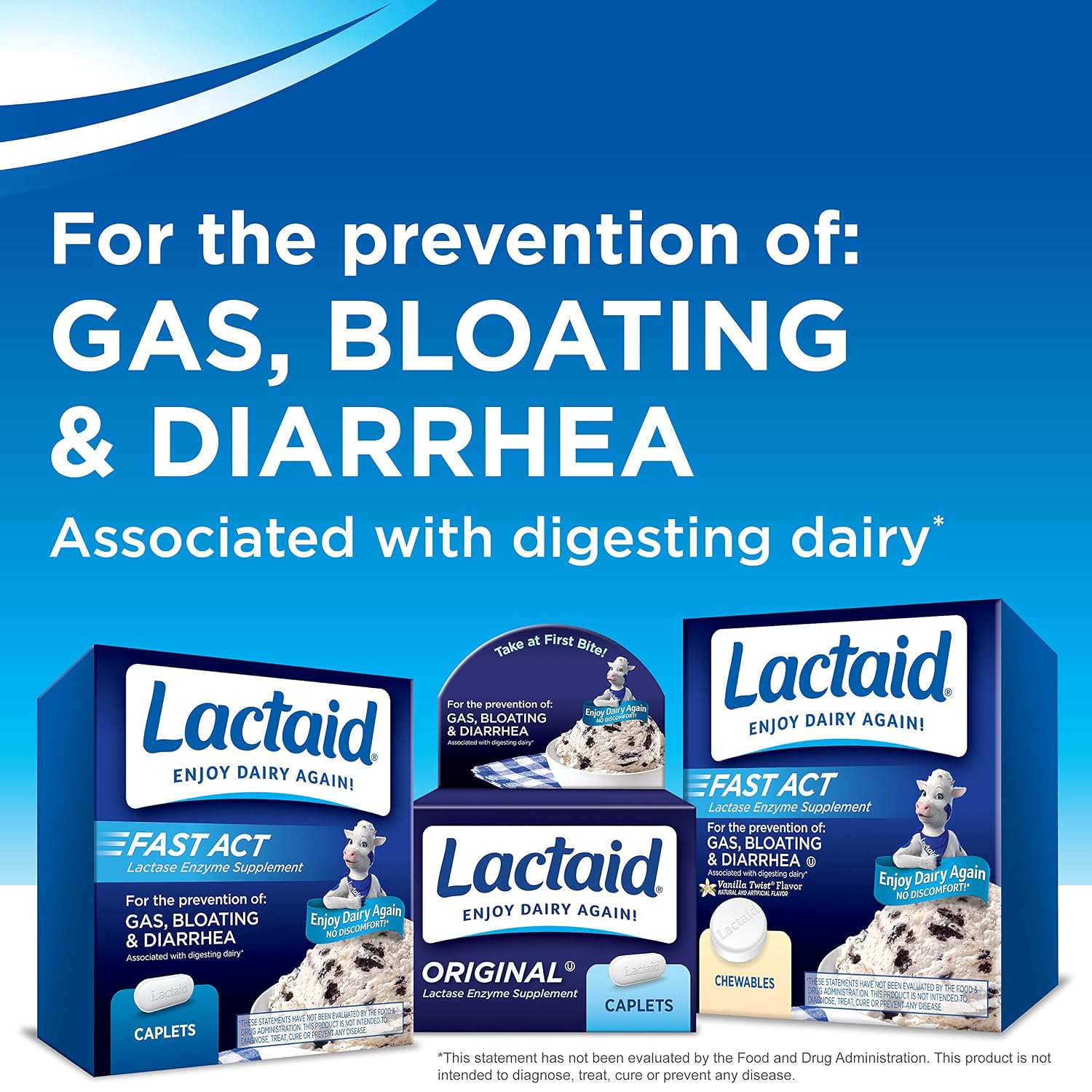Lactaid Fast Act Lactose Intolerance, Lactase Enzyme Pills 32 single-dose pouches - Image 5