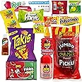 The Full Tiktok Chamoy Pickle Kit With Candy; Includes Fruit-Rollup, Lucas Gusano & Salsagheti & More Mexican Candy by Ma Lit Candy (1 Ricos Chamoy Pickle Kit)