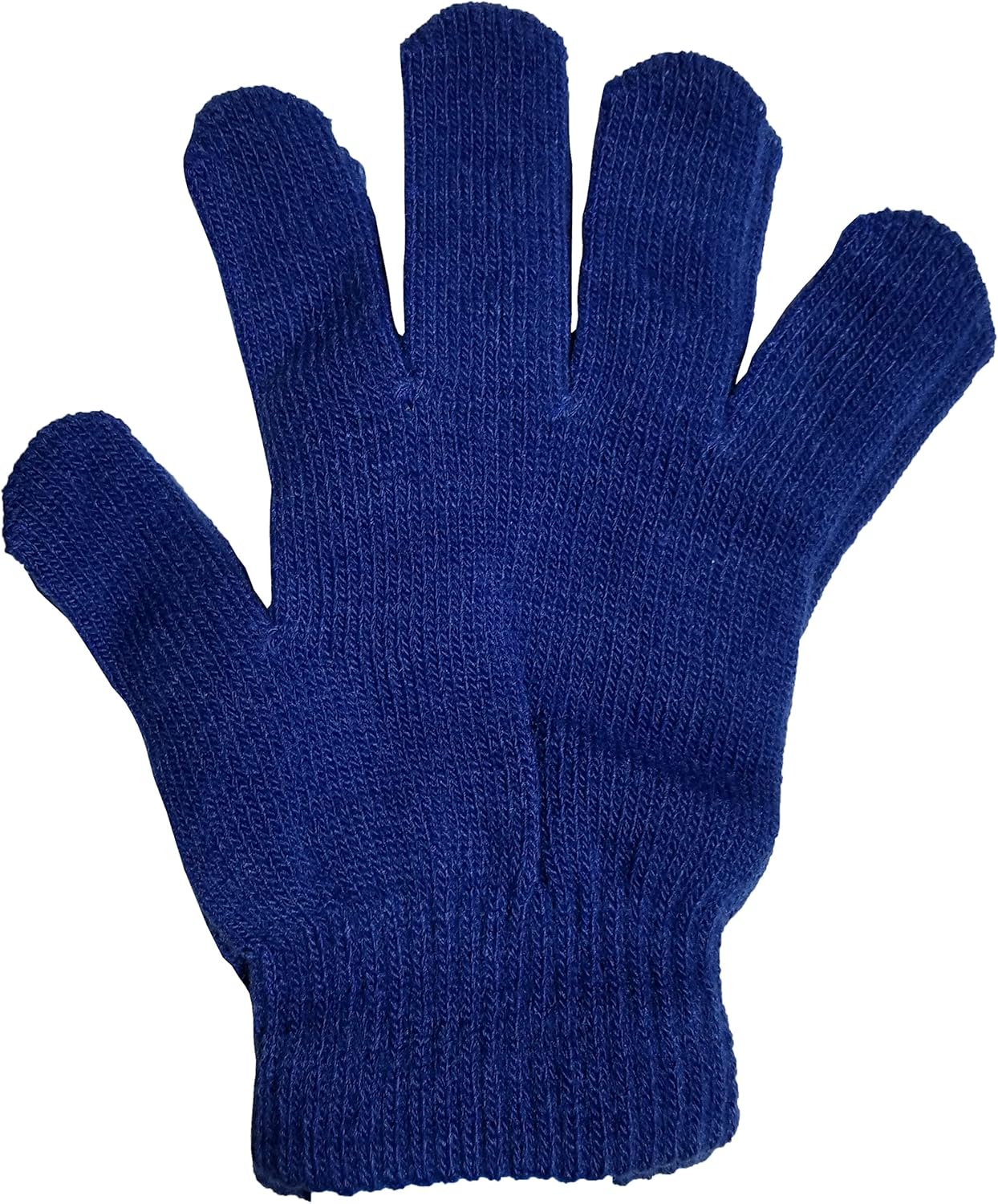 Winter Magic Gloves, 12 Pairs Unisex, Stretchy Warm Knit Bulk Pack One Size Mens Womens, Wholesale (12 Pairs Assorted Solids) at  Men’s Clothing store