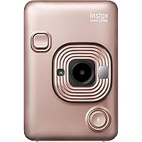 Fujifilm Instax Mini LiPlay Hybrid Instant Camera (Blush Gold)