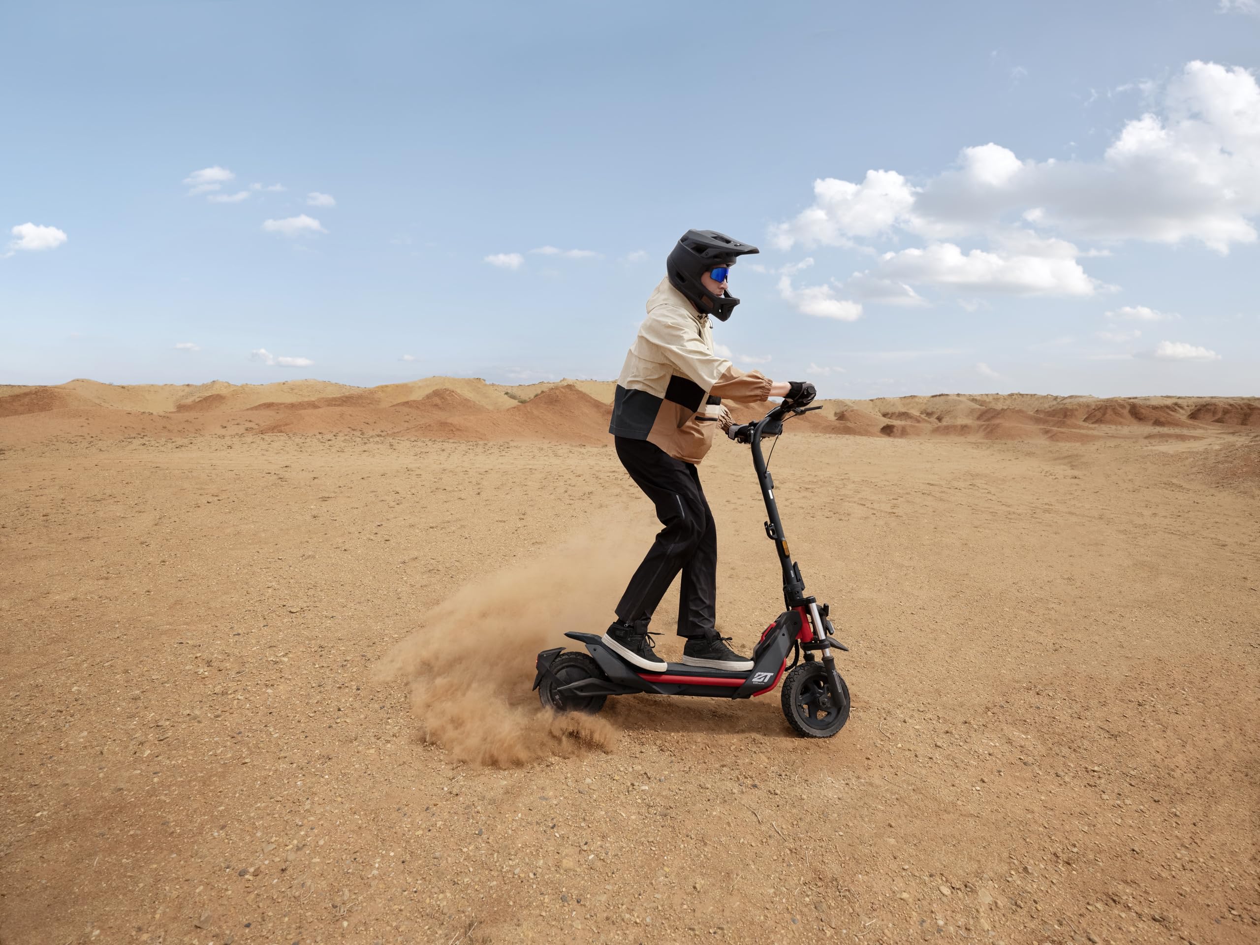 Segway ZT3 Pro D, E-Scooter mit Deutscher Straßenzulassung, 70 km Eco Modus Reichweite, 56km im Sport Modus, Vollfederung, 120 kg Tragkraft, 25% Steigung, Offroad-Reifen, Apple Find My, wasserfest 8
