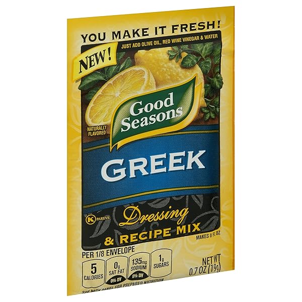 GREEK DRESSING & RECIPE MIX (PACK OF 4) .7 OZ PACKETS