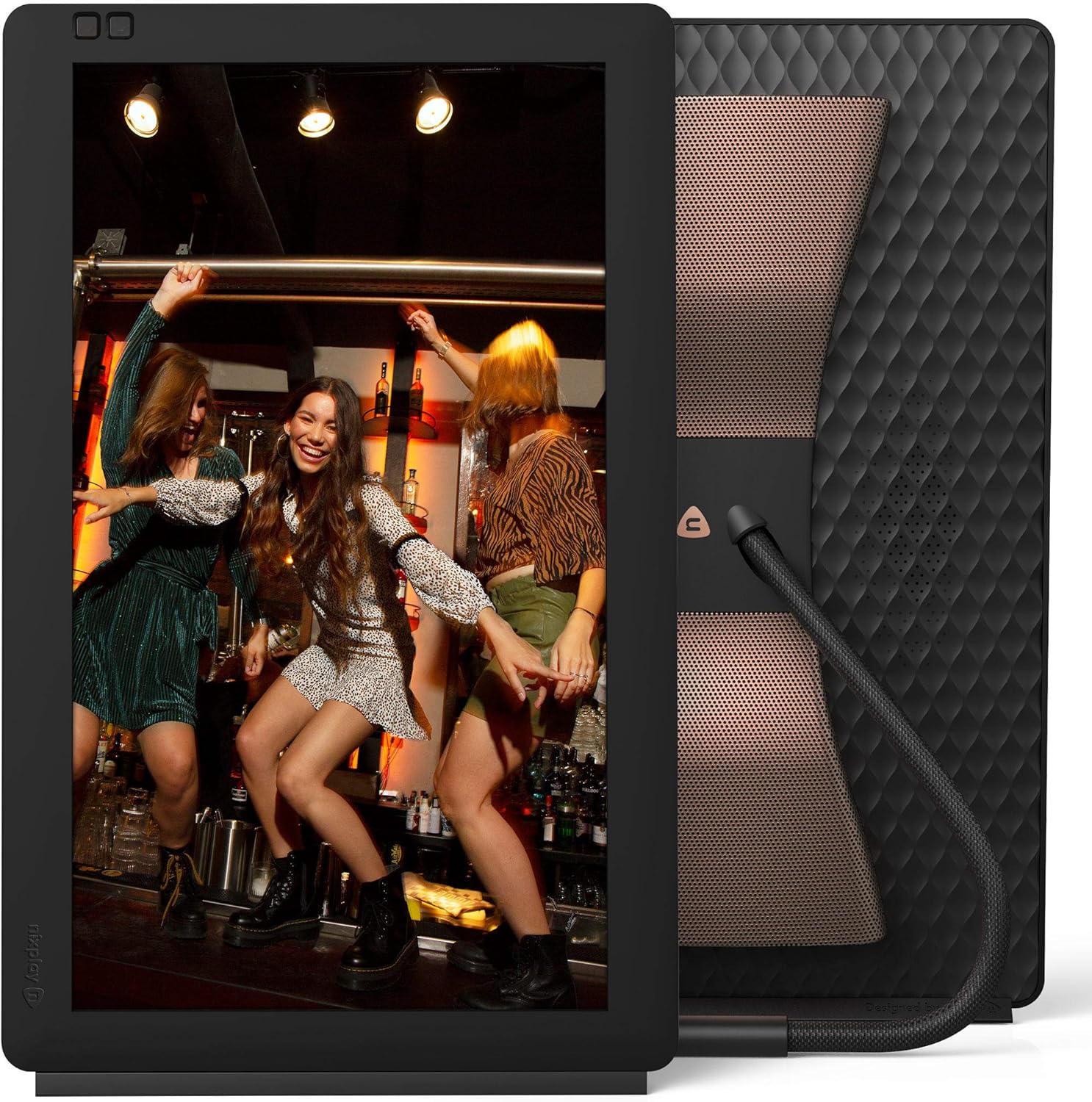 Nixplay Seed Wave 13.3 Inch WiFi Digital Picture Frame with Bluetooth Speakers, Share Moments Instantly via App or E-Mail : Electronics