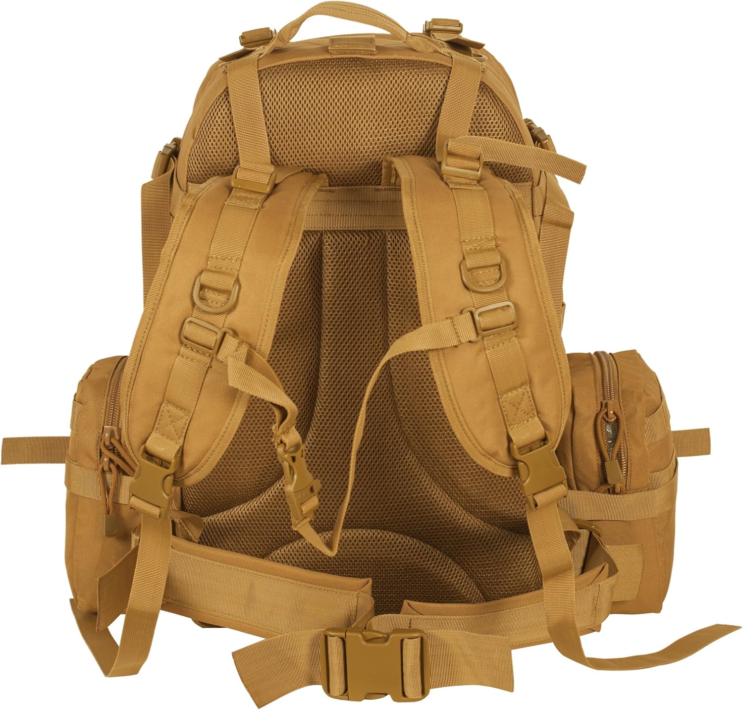 Seibertron Tactical Water Repellent Hiking Camping Backpack Compact Assault Pack Summit Bag (50L Khaki), 50l-khaki - Image 4