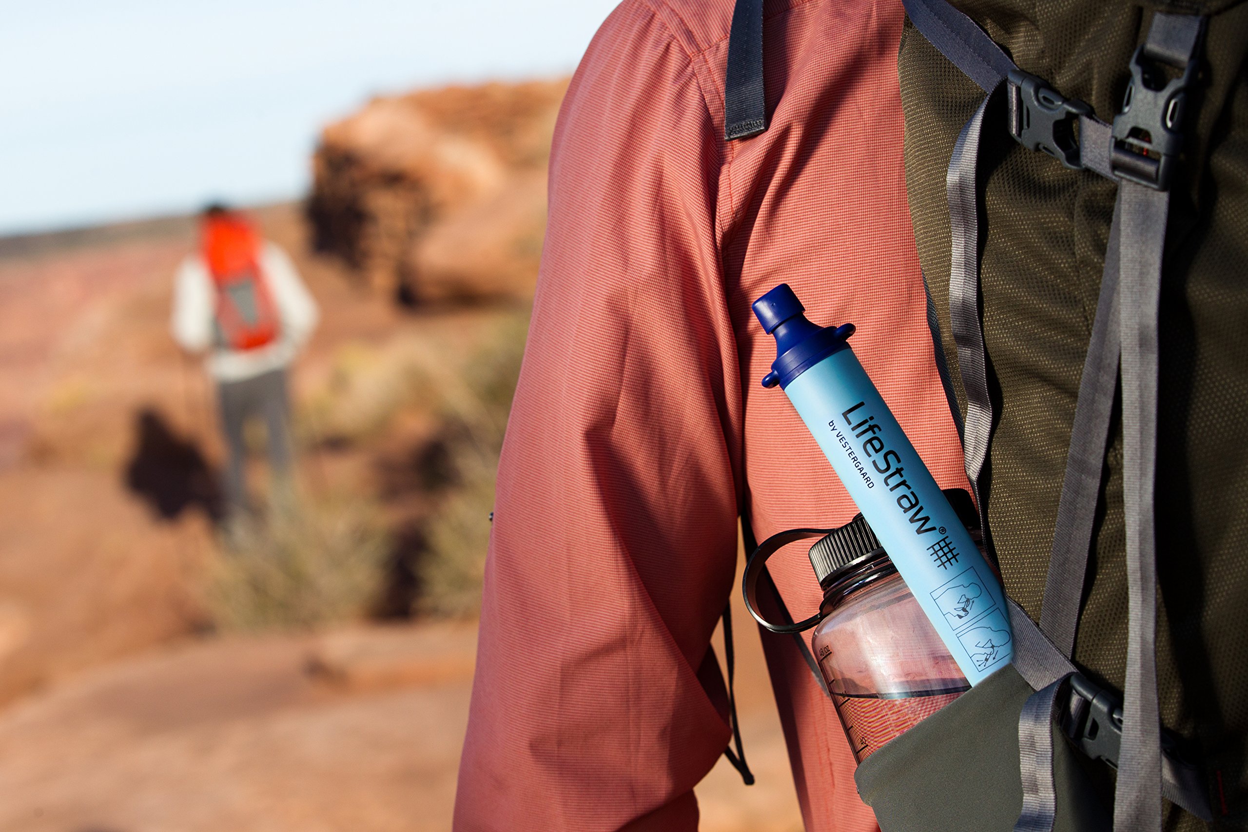 LifeStraw Personal Water Filter for Hiking, Camping, Travel, and