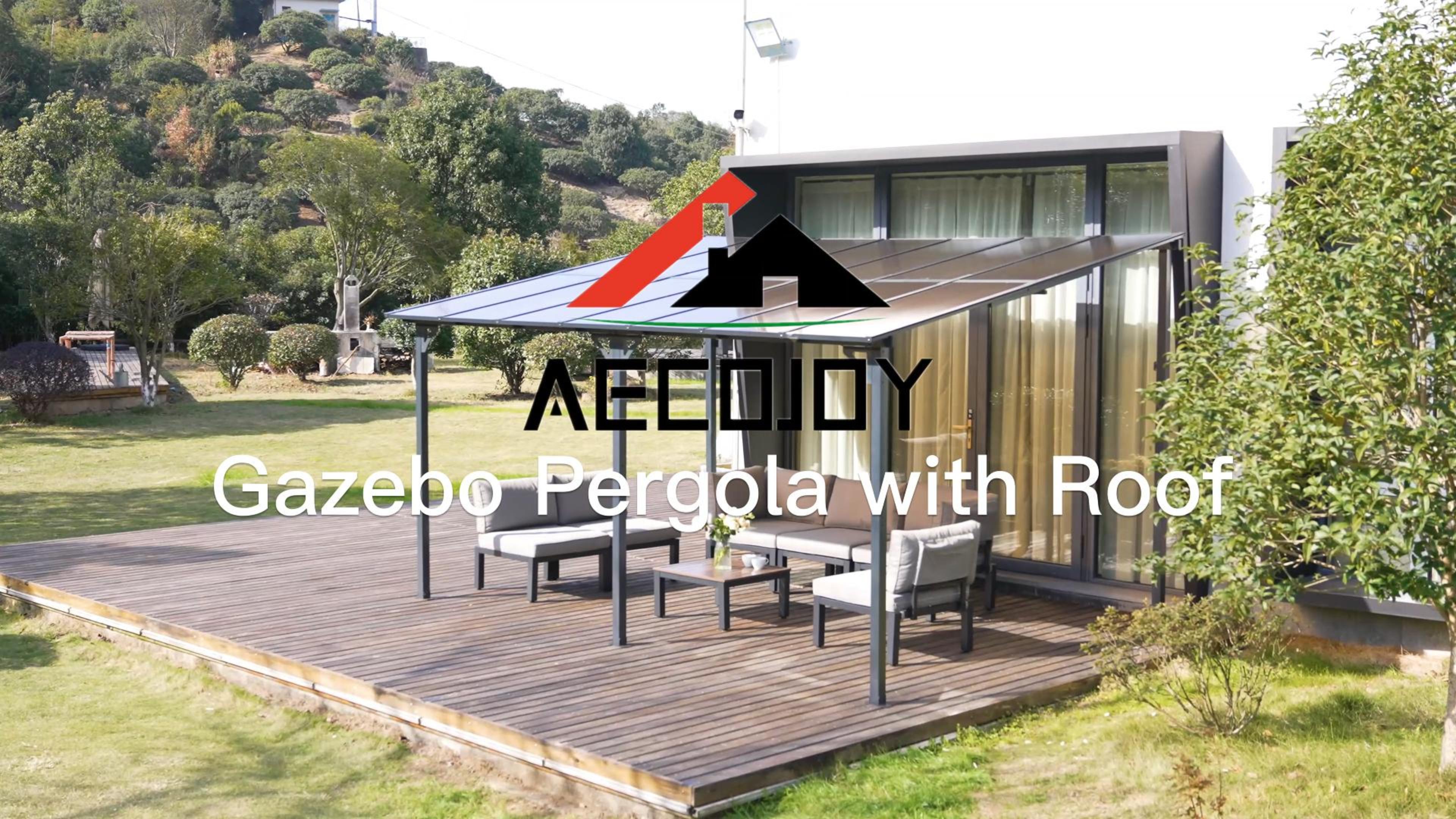AECOJOY 14' x 10' Hard Top Lean-to Gazebo Review: Wall-Mounted Patio Shelter image 26