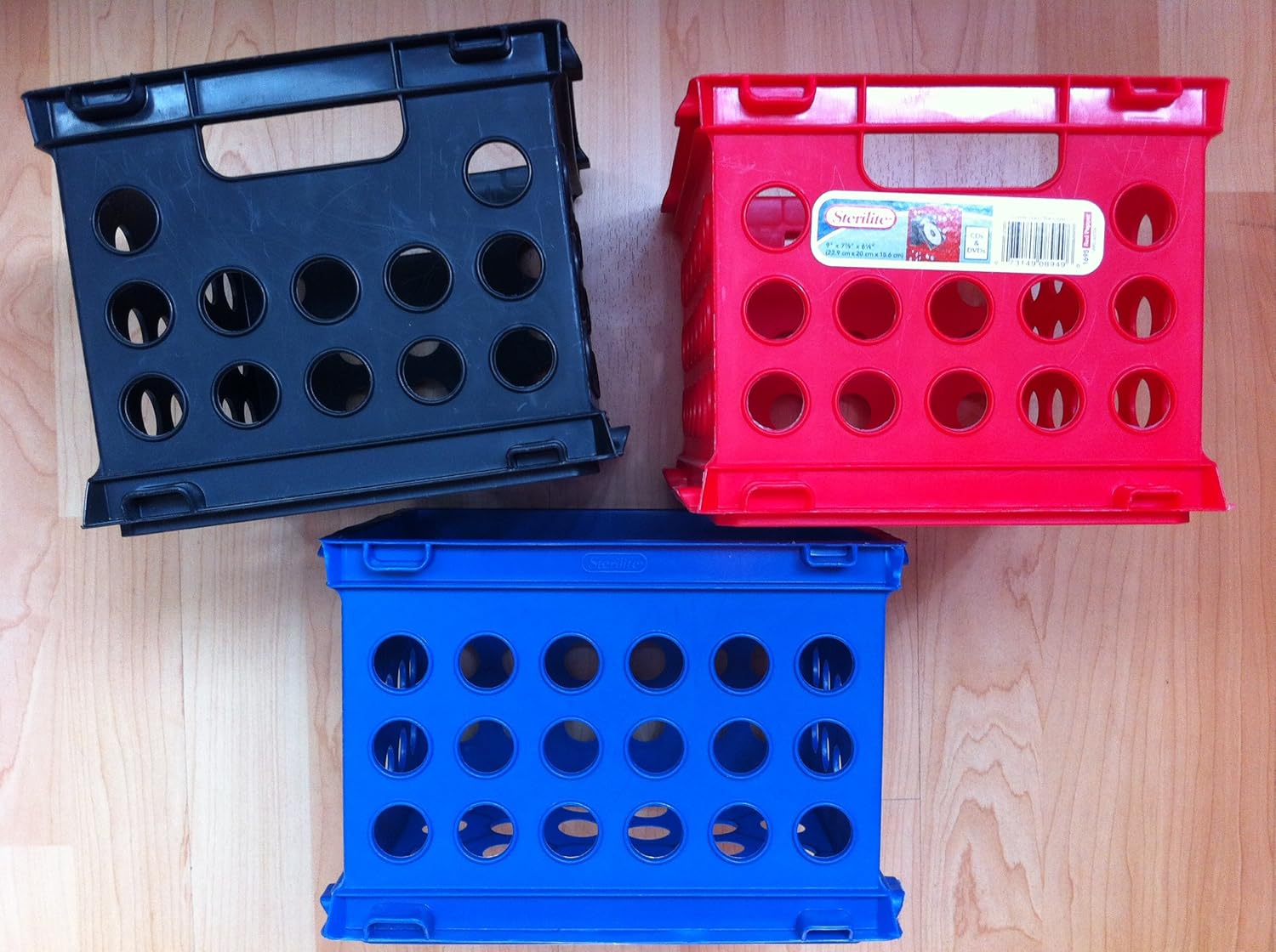 Sterilite CD DVD Storage Crate Kitchen & Dining