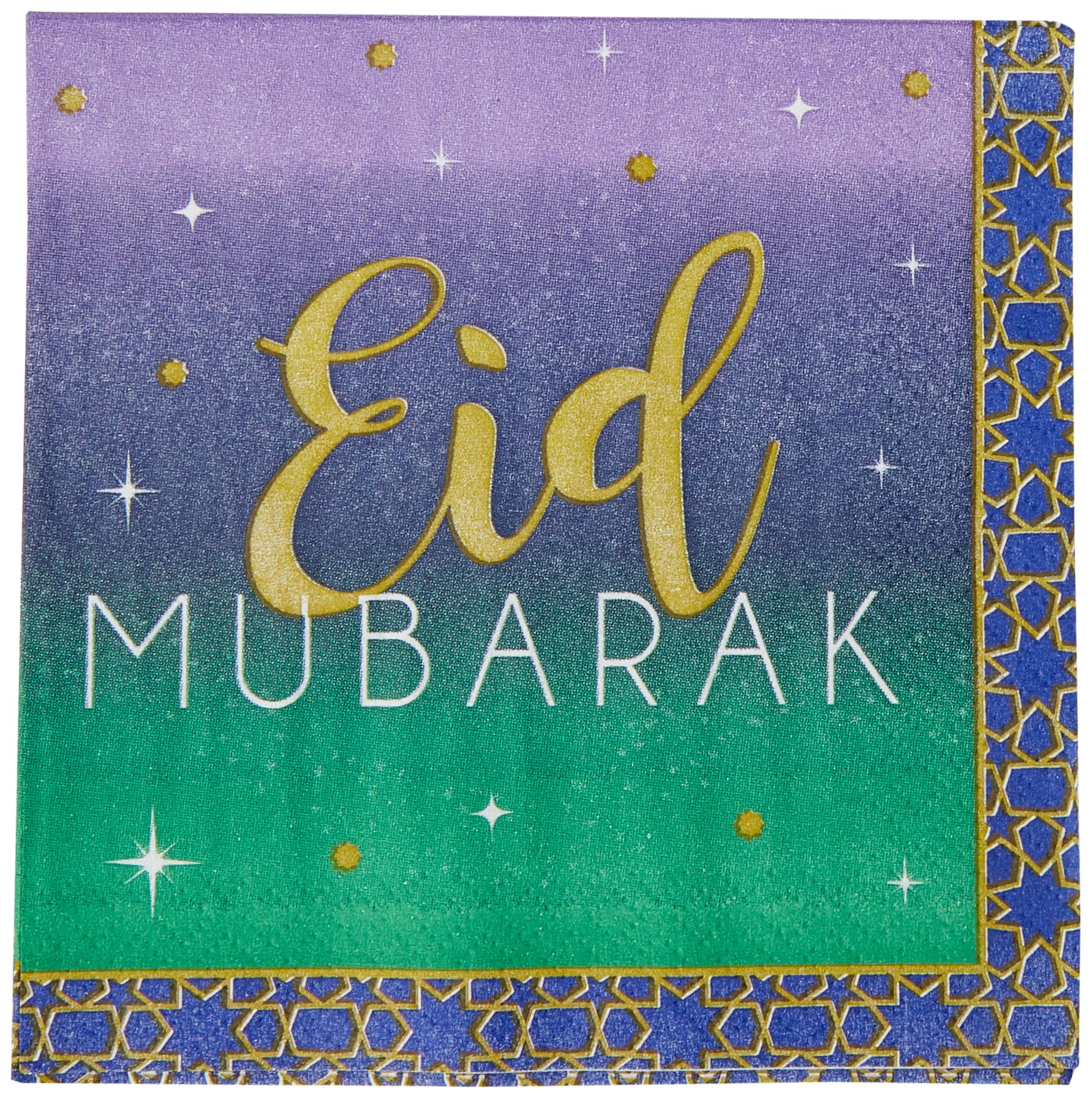 Eid Beverage Napkins 25cm /16