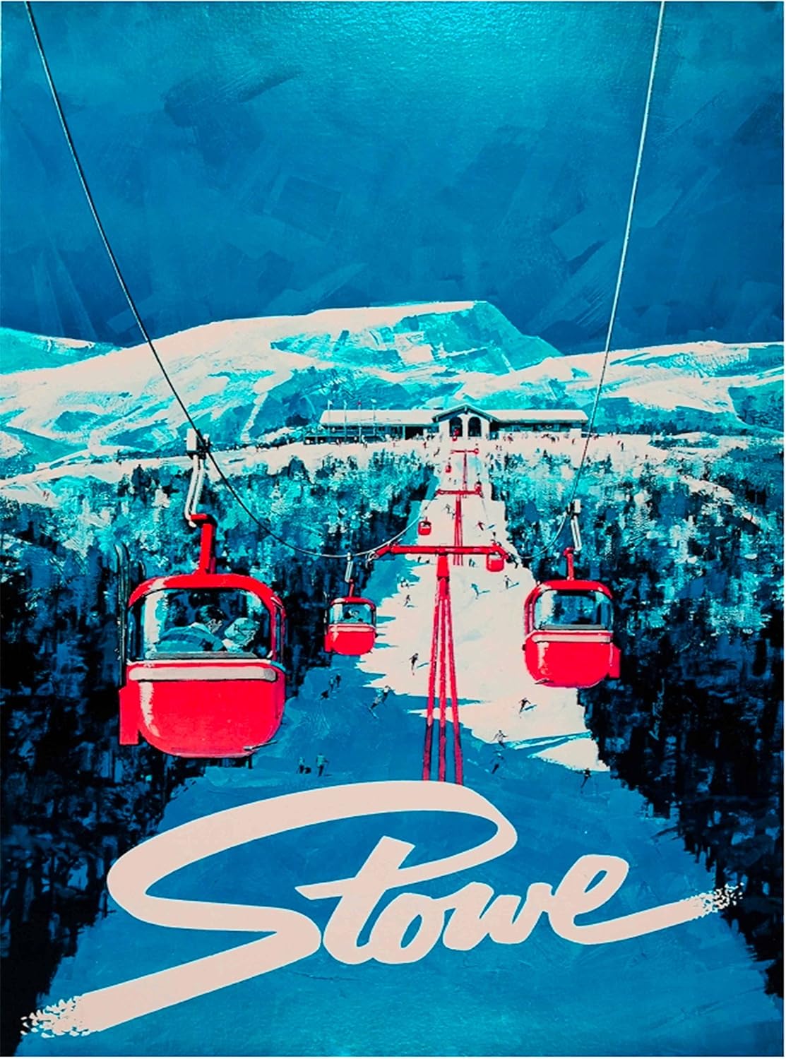 Amazon Com A Slice In Time Stowe Vermont Ski Snow Winter Sports