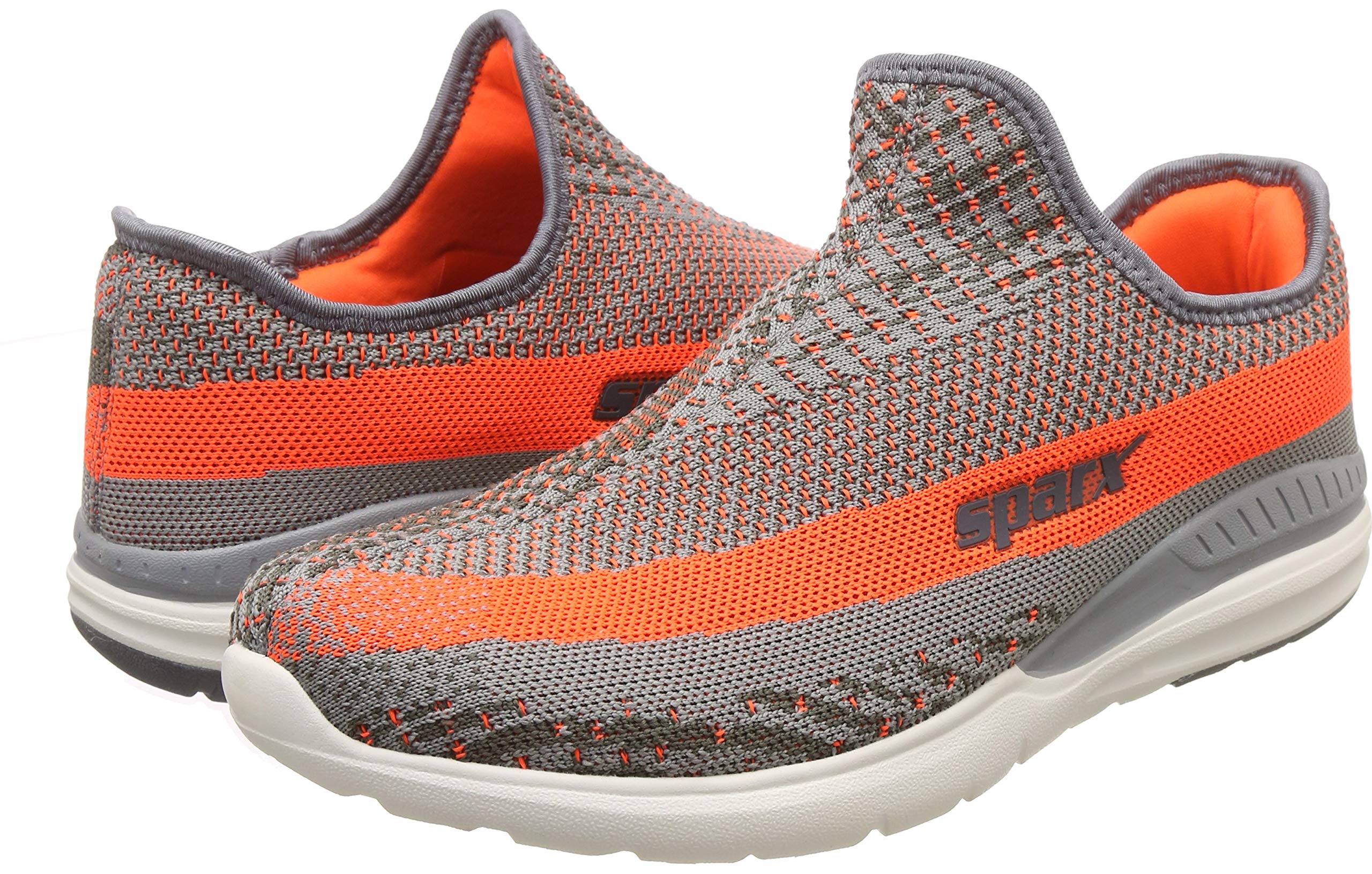 Sm-304 Light Green Orange Running Shoes 