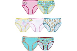 Nintendo Princess Peach, Daisy, Yoshi, Super Mario and Luigi 100% Combed Cotton Underwear available in size 4, 6, and 8