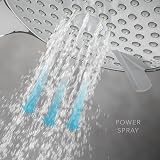 Mira Citrus Shower Head 110mm Chrome 5 Spray Modes Rub-Clean Nozzles view 5