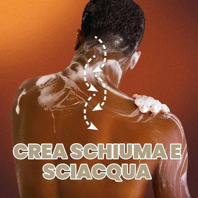 Gel doccia 3 in 1 e shampoo Dark Temptation XL per una freschezza e un profumo di lunga durata, dermatologicamente testati, 400 ml, 4 pezzi
