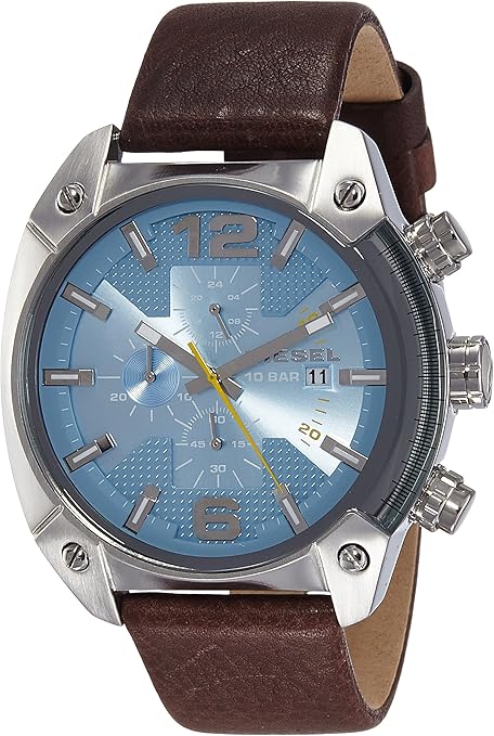 Amazon Co Jp Diesel Men S Dz4340 O Ba Huro Sutenresusuti Ruburaunreza Watch Diesel Wrist Watches