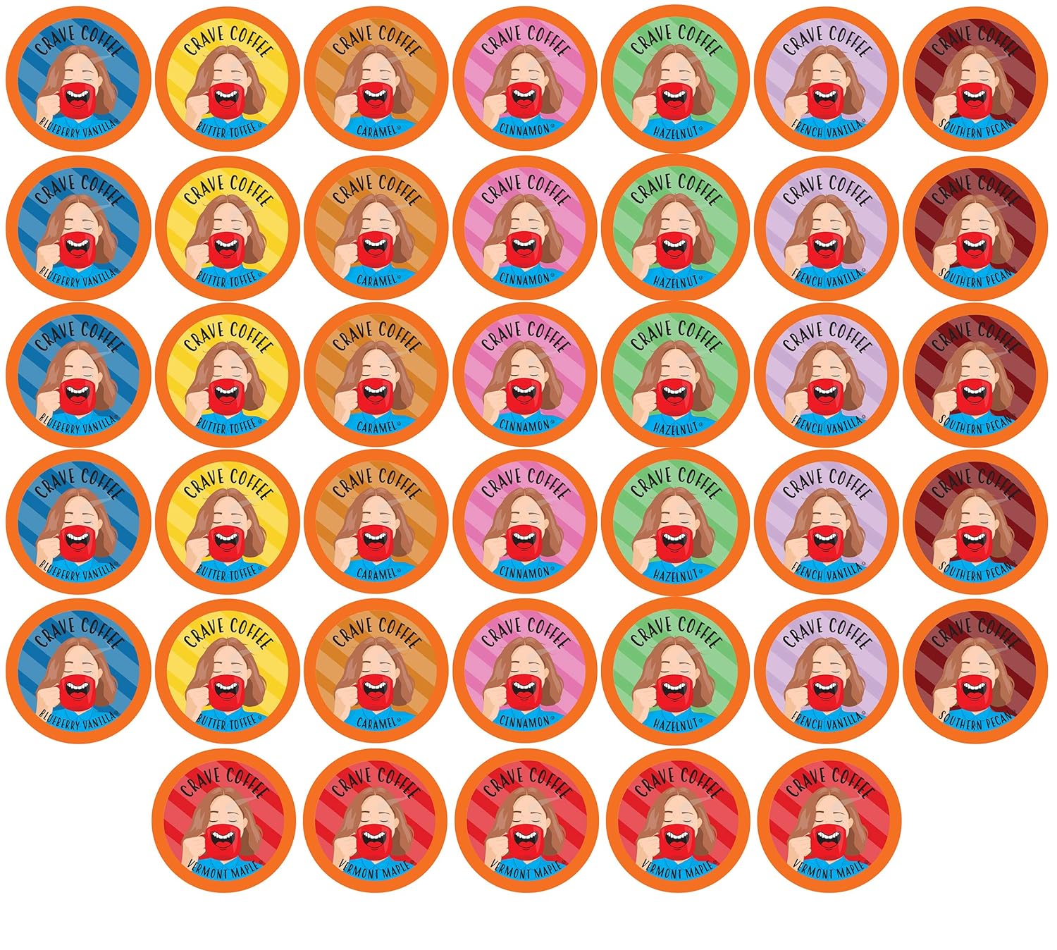 Crave Coffee Flavored Coffee Compatible 