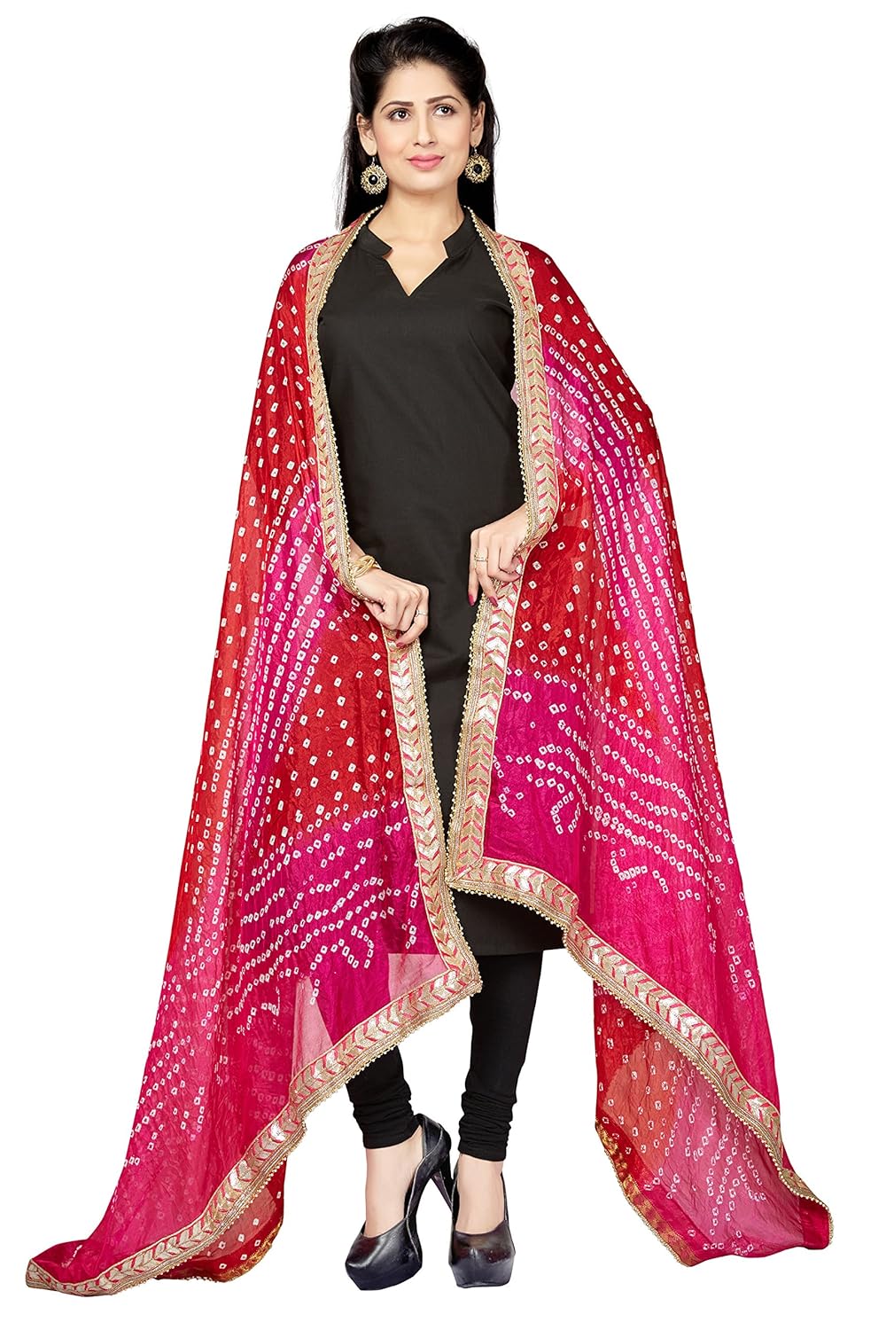 rani saahiba women's art silk dupatta