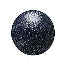 Black Bath Bomb with Silver Glitter - Large Bath Bomb 5.7oz - Anti-Aging - Epsom Salts - Coconut Oil - Kaolin Clay - Skin Moisturizers - Body Wash - Aromatherapy Bath - Add to Bubble Bath