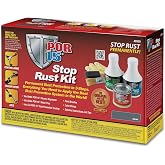 POR-15 Stop Rust Kit, Gray, Non-Porous Coating Seals and Protects Metal from Rust and Corrosion