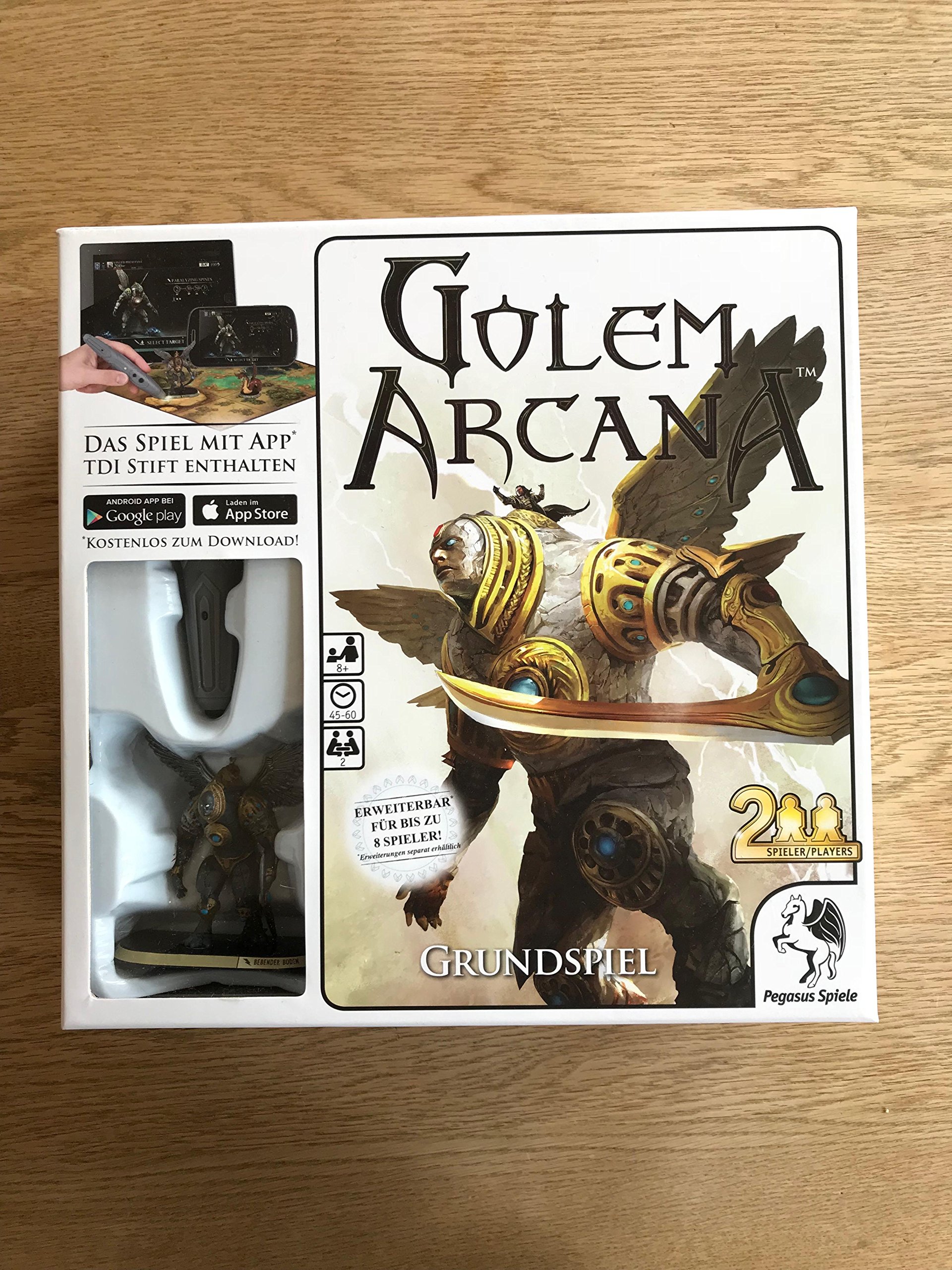 Golem Arcana (Spiel), Grundspiel: Das Spiel mit App. TDI Stift enthalten