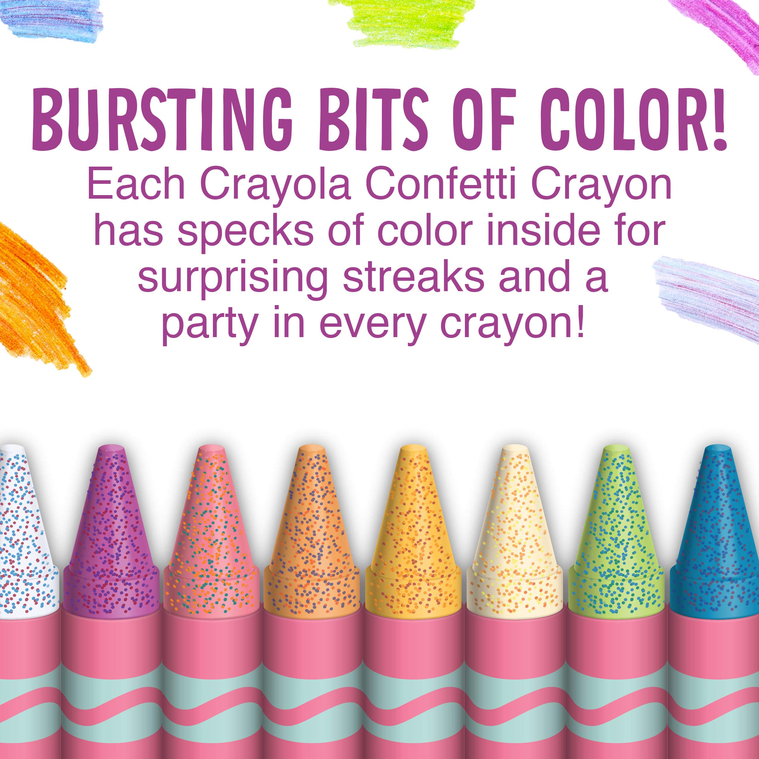 24 ct. Confetti Crayons