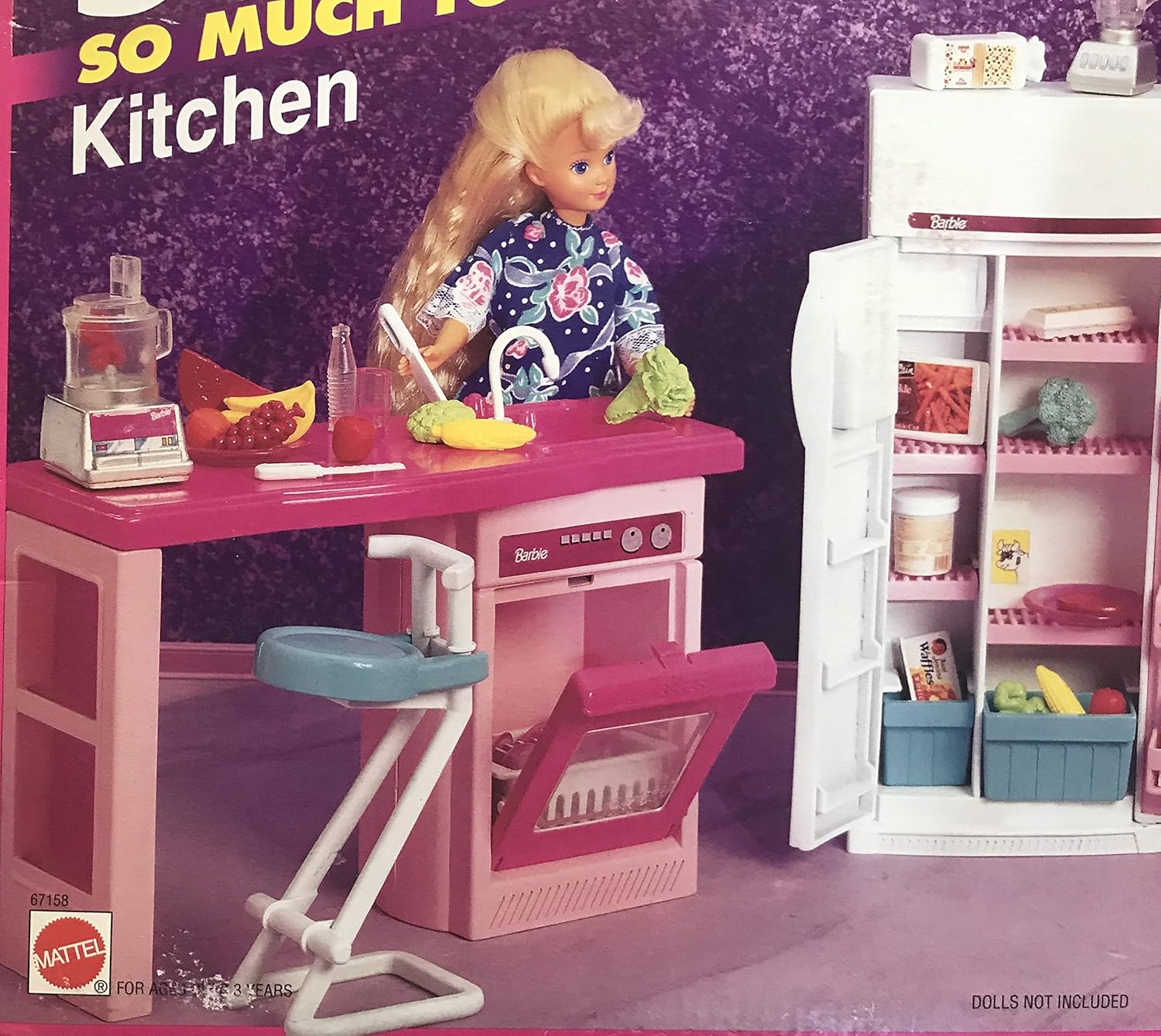 barbie so much to do kitchen