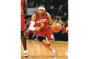 JCGSPORTS ALLEN IVERSON PHILADELPHIA 76ERS 8X10 SPORTS ACTION PHOTO (NN-2)